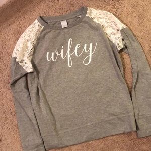 Bride to Be Wifey Sweatshirt